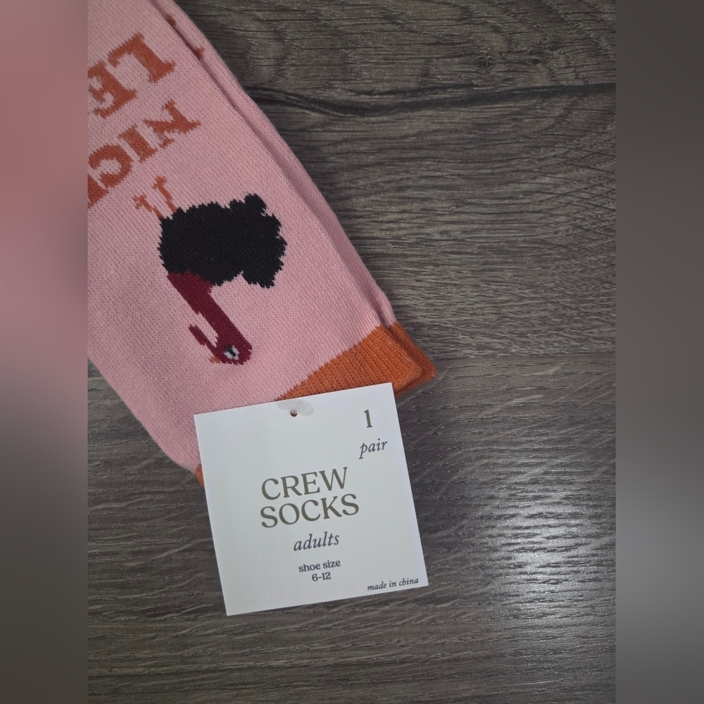" Nice Legs " Adult Crew Socks Bundle ( 19 Total ) NWT - Picture 3 of 3